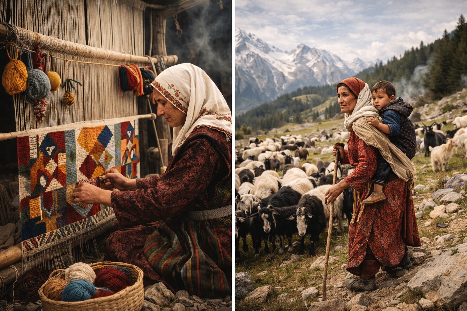 Yörük göçebe yaşam tarzı - Kara keçi sürüleri ve kıl çadır